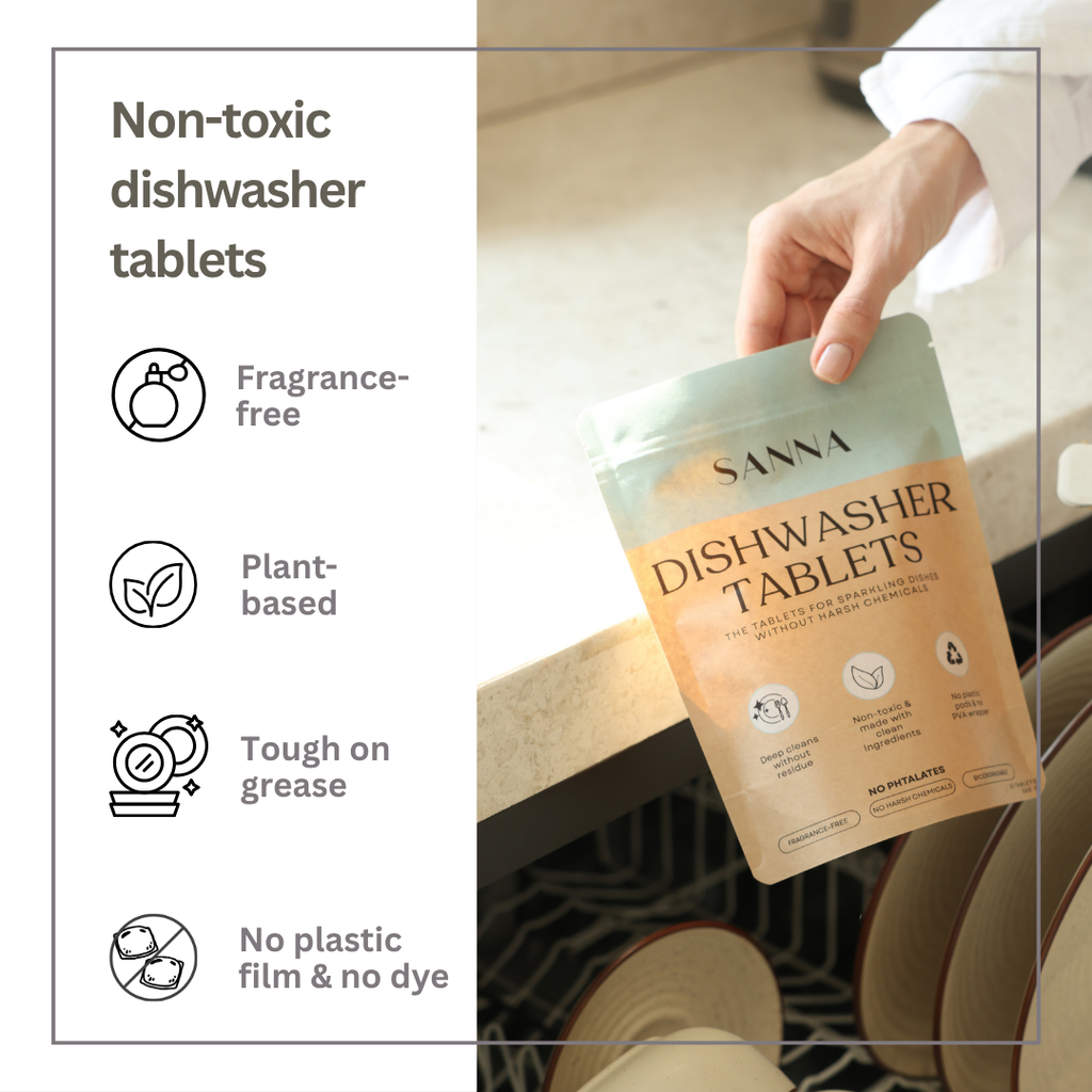 dishwasher tablets plastic free fragrance-free non-toxic