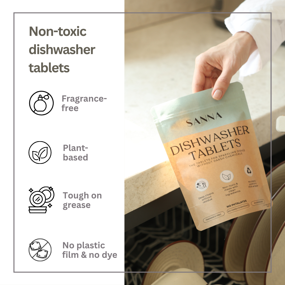 dishwasher tablets plastic free fragrance-free non-toxic