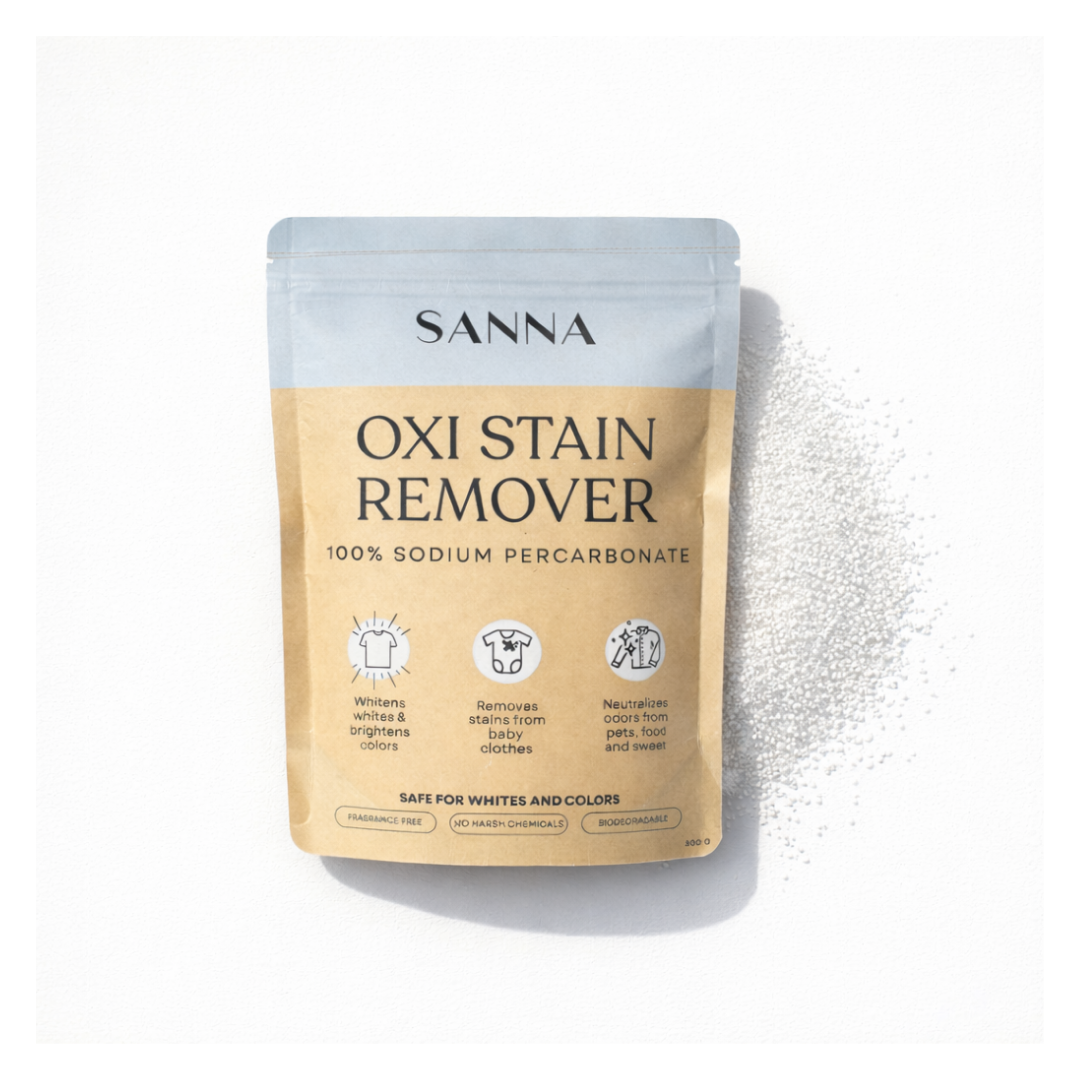 sodium percarbonate oxi stain remover vanish stains, yellowing, powerful whitener for kandouras uniforms white shirt and tshirt sanna uae dubai