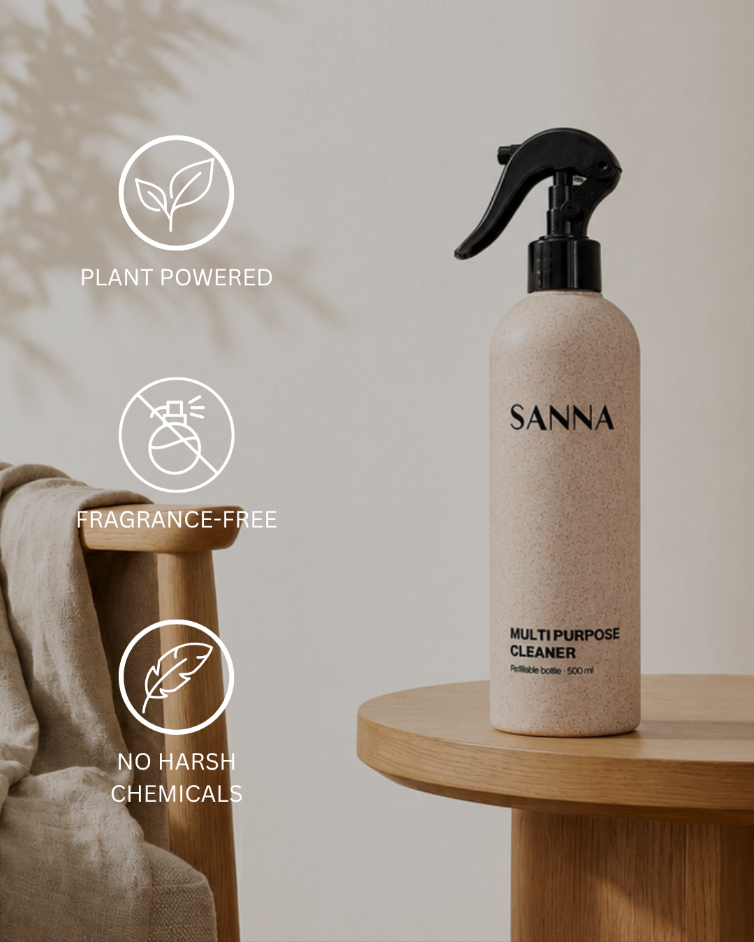 eco friendly multi purpose cleaner refillable plant-based fragrance-free